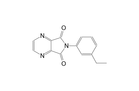 5H-pyrrolo[3,4-b]pyrazine-5,7(6H)-dione, 6-(3-ethylphenyl)-