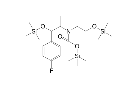 N-Hydroxyethyl-beta-hydroxy-4-fluoro-amphetamin-carbamic acid 3TMS(O,O,O)