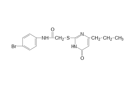 4'-bromo-2-[(3,4-dihydro-4-oxo-6-propyl-2-pyrimidinyl)thio]acetanilide