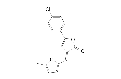 (E)-5-(4-Chlorophenyl)-3-(5-methyl-2-furylmethylene)-2(3H)-furanone