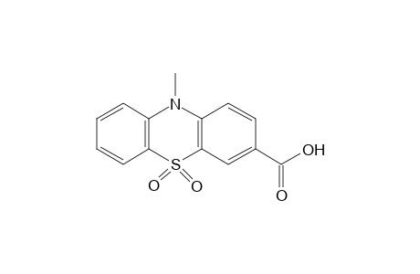 10-methylphenothiazine-3-carboxylic acid, 5,5-dioxide