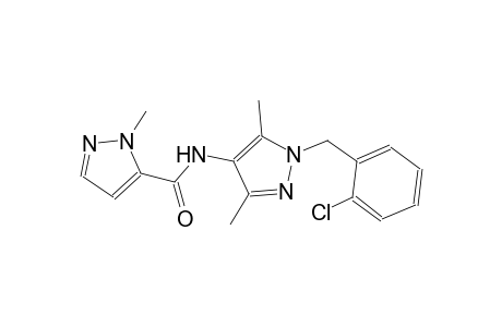 N-[1-(2-chlorobenzyl)-3,5-dimethyl-1H-pyrazol-4-yl]-1-methyl-1H-pyrazole-5-carboxamide