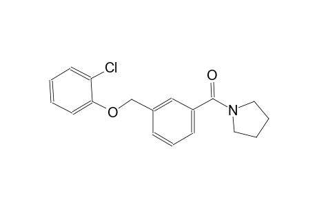 1-{3-[(2-chlorophenoxy)methyl]benzoyl}pyrrolidine