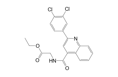 Ethyl ({[2-(3,4-dichlorophenyl)-4-quinolinyl]carbonyl}amino)acetate