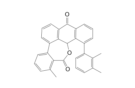 8H-Anthra[9,1-bc]benz[e]oxepin-8,14(12bH)-dione, 12-(2,3-dimethylphenyl)-1-methyl-