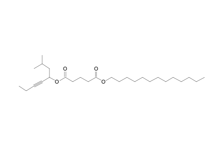 Glutaric acid, 2-methyloct-5-yn-4-yl tridecyl ester