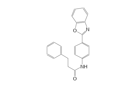 benzenepropanamide, N-[4-(2-benzoxazolyl)phenyl]-