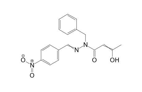 N-benzyl-3-hydroxy-N-[(4-nitrophenyl)methyleneamino]but-2-enamide