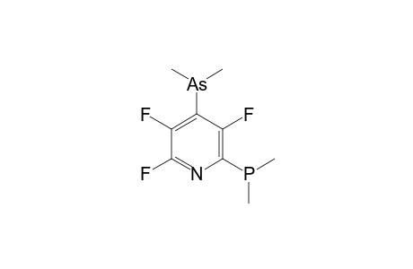 4-Dimethylarsano-2-dimethylphosphano-3,5,6-trifluoropyridine