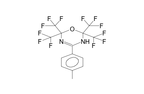 4-(PARA-TOLYL)-2,2,6,6-TETRAKIS(TRIFLUOROMETHYL)-5,6-DIHYDRO-2H-1,3,5-OXADIAZINE