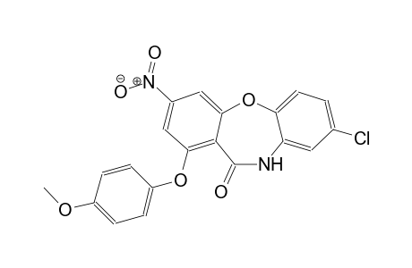 3-Chloranyl-7-(4-methoxyphenoxy)-9-nitro-5H-benzo[b][1,4]benzoxazepin-6-one