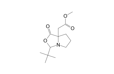 Acetic acid, 2-[3-(1,1-dimethylethyl)-1-oxoperhydropyrrolo[1,2-c][1,3]oxazol-7-yl]-, methyl ester