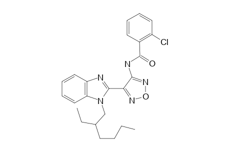 2-chloro-N-{4-[1-(2-ethylhexyl)-1H-benzimidazol-2-yl]-1,2,5-oxadiazol-3-yl}benzamide