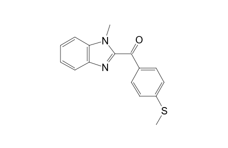 (1-Methyl-1H-benzo[d]imidazol-2-yl)(4-(methylthio)phenyl)methanone