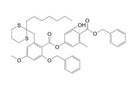 benzyl 2-O-benzylisopatagonate propylene dithioacetal