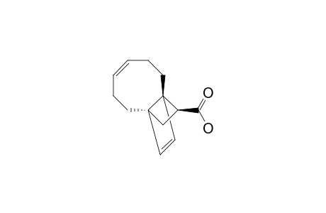 Tricyclo[6.2.2.01,8]dodeca-4,11-diene-9-carboxylic acid, (1.alpha.,8.alpha.,9.beta.)-