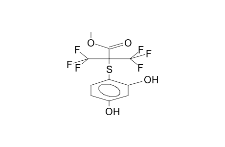 4-(2-METHOXYCARBONYL-1,1,1,3,3,3-HEXAFLUOROPROP-2-YLTHIO)-3-HYDROXYPHENOL