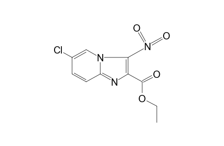 6-chloro-3-nitroimidazo[1,2-a]pyridine-2-carboxylic acid, ethyl ester