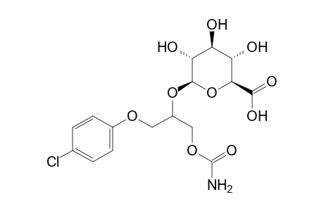 (2S,3S,4S,5R,6R)-6-[1-(carbamoyloxymethyl)-2-(4-chlorophenoxy)ethoxy]-3,4,5-trihydroxy-tetrahydropyran-2-carboxylic acid