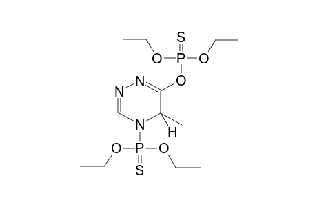 4-DIETHOXYTHIOPHOSPHORYL-6-DIETHOXYTHIOPHOSPHORYLOXY-5-METHYL-4,5-DIHYDRO-1,2,4-TRIAZINE