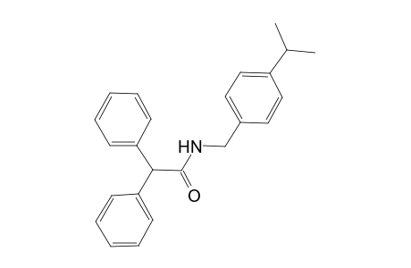 benzeneacetamide, N-[[4-(1-methylethyl)phenyl]methyl]-alpha-phenyl-