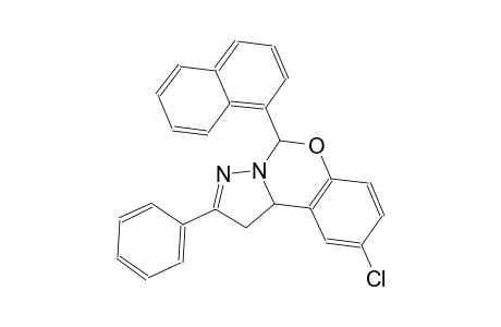 9-chloro-5-(1-naphthyl)-2-phenyl-1,10b-dihydropyrazolo[1,5-c][1,3]benzoxazine