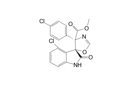 (3R,4'S)-Methyl 4-chloro-4'-(4-chlorophenyl)-2-oxo-4'H-spiro[indoline-3,5'-oxazole]-4'-carboxylate