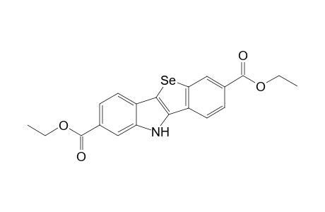 Diethyl 10H-[1]Benzoselinopheno[3,2-b]indole-2,7-dicarboxylate