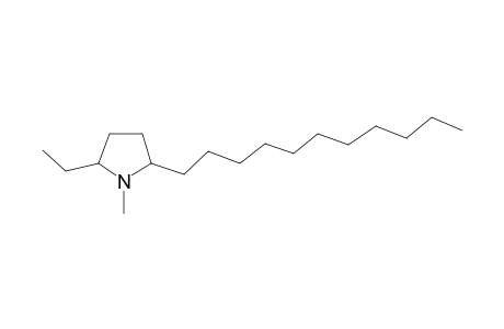 1-Methyl-2-ethyl-5-undecylpyrrolidine