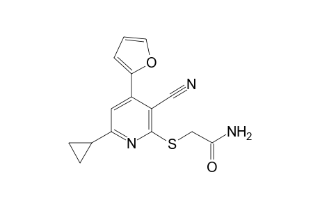 Acetamide, 2-[6-cyclopropyl-3-cyano-4-(2-furyl)-2-pyridylthio]-