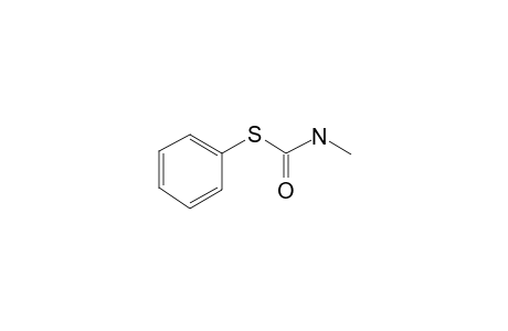 Carbamothioic acid, methyl-, S-phenyl ester