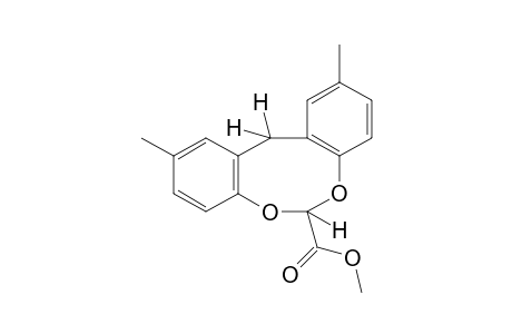 2,10-dimethyl-12H-dibenzo[d,g][1,3]dioxocin-6-carboxylic acid, methyl ester