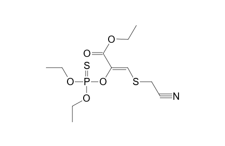 Ethyl (2Z)-3-[(cyanomethyl)sulfanyl]-2-[(diethoxyphosphorothioyl)oxy]-2-propenoate