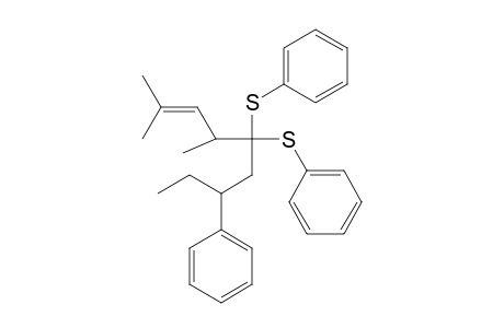 2,4-Dimethyl-7-phenyl-5,5-bis(phenylthio)non-2-ene