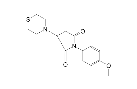 N-(p-methoxyphenyl)-2-thiomorpholinosuccinimide