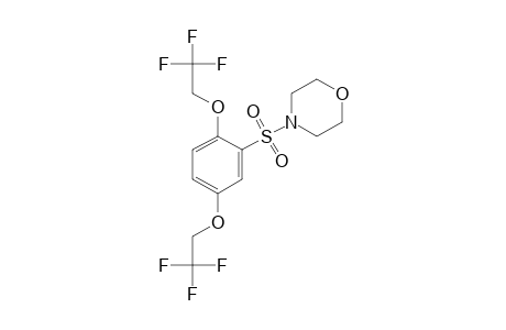 4-{[2,5-bis(2,2,2-trifluoroethoxy)phenyl]sulfonyl}morpholine