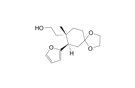 2-(7-Furan-2-yl-6-methyl-1,4-dioxa-spiro[4.5]dec-6-yl)-ethanol