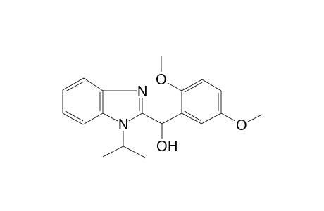 (2,5-Dimethoxyphenyl)(1-isopropyl-1H-benzimidazol-2-yl)methanol
