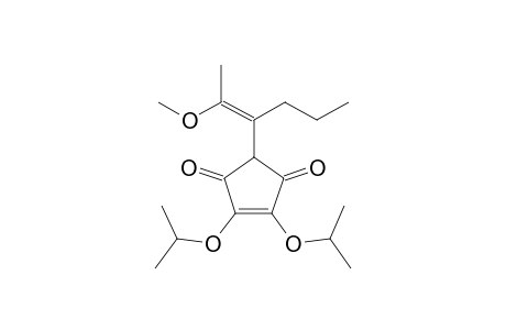 2-[(Z)-2-methoxyhex-2-en-3-yl]-4,5-di(propan-2-yloxy)cyclopent-4-ene-1,3-dione