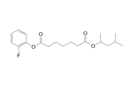 Pimelic acid, 2-fluorophenyl 4-methylpent-2-yl ester