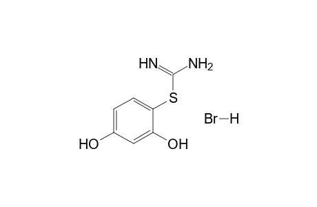 2-(2,4-DIHYDROXYPHENYL)-2-THIOPSEUDOUREA, MONOHYDROBROMIDE