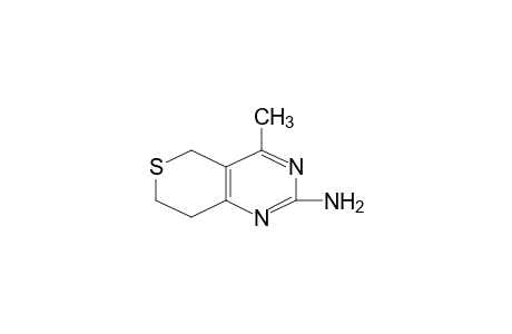 2-amino-7,8-dihydro-4-methyl-5H-thiopyrano[4,3-d]pyrimidine