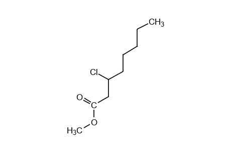 3-chlorooctanoic acid, methyl ester