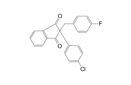 1H-indene-1,3(2H)-dione, 2-(4-chlorophenyl)-2-[(4-fluorophenyl)methyl]-