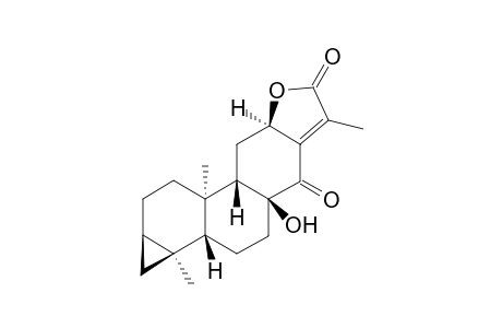 3,4,18.beta.-Cyclopropa-8.beta.-hydroxy-14-oxo-(ent)-Abiet-13(15)-en-16,12-olide