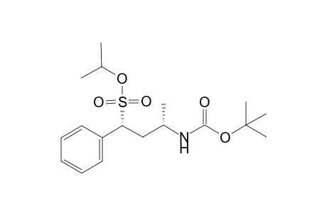 (1R,3S)-3-(tert-butoxycarbonylamino)-1-phenyl-butane-1-sulfonic acid isopropyl ester