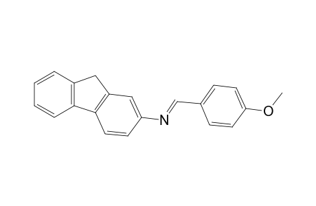 N-(p-methoxybenzylidene)fluoren-2-amine