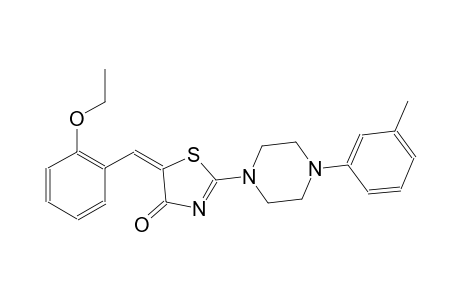 (5E)-5-(2-ethoxybenzylidene)-2-[4-(3-methylphenyl)-1-piperazinyl]-1,3-thiazol-4(5H)-one