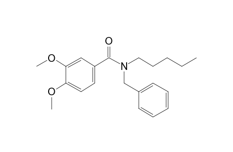 Benzamide, 3,4-dimethoxy-N-benzyl-N-pentyl-