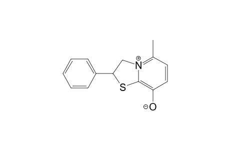 5-Methyl-2-phenyl-2,3-dihydro-[1,3]thiazolo[3,2-a]pyridin-4-ium-8-ol